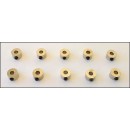 D4.2 mm brass collets with pin screw (10 pcs)