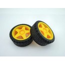 Wheels for Geared Motor RC130 (2 pcs)