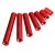 M3 Round Aluminum Alloy Long Nut Studs Standoffs Fastener 35mm 