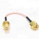 90mm Low Loss Antenna Extension Cord Wire Fixed Base SMA RP-SMA
