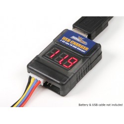HobbyKing™ LIPO to USB Charging Adapter and Cell Checker (2S~6S)