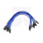 Jumper Wire 15 cm Male-Female Blue (10 pcs)