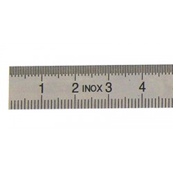 Flexible stainless steel ruler 30 cm