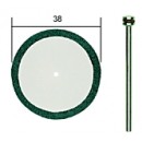 Diamond cutting disc D38 mm with Shaft